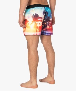 Short de bain homme motif palmiers - Freegun